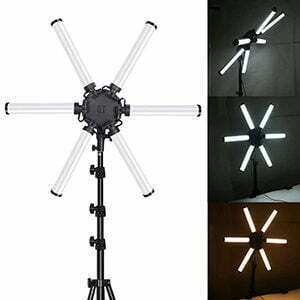 Efua Trendy 6 Arm Ring Light